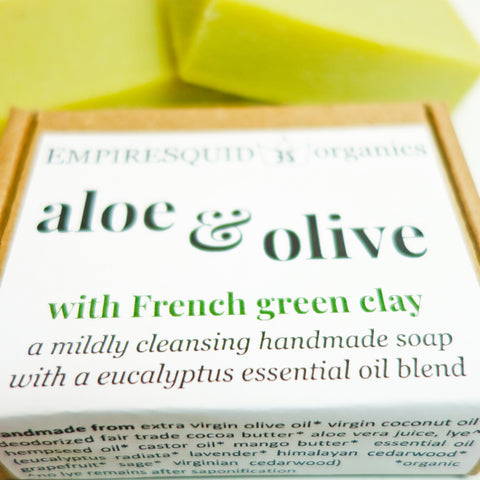 Aloe & Olive Handmade Organic Soap