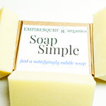 Soap Simple Unscented Organic Bar Soap