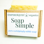 Soap Simple Unscented Organic Bar Soap
