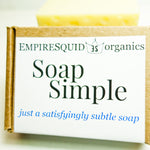 Soap Simple Unscented Organic Bar Soap
