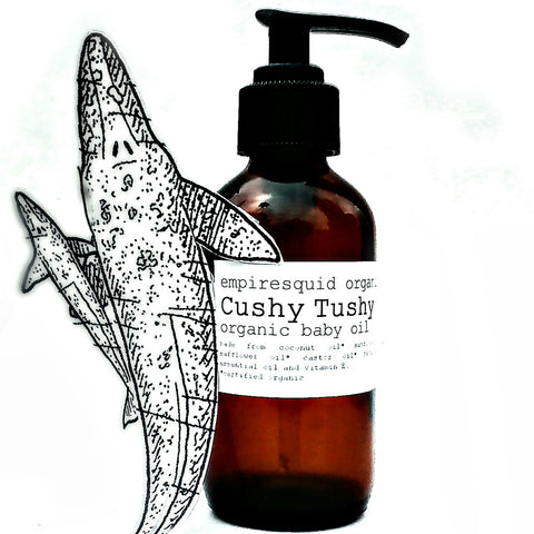 Cushy Tushy Organic Baby Oil - EmpireSquid Organics