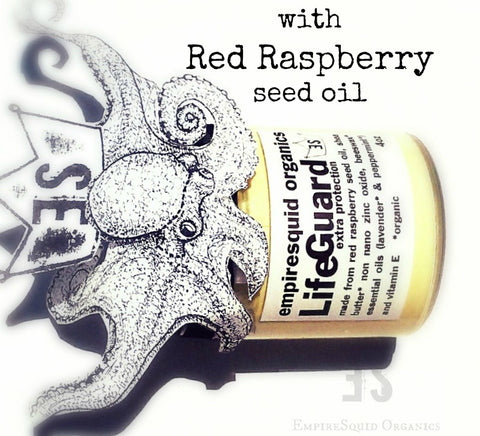 Life Guard Sunscreen with Red Raspberry - EmpireSquid Organics