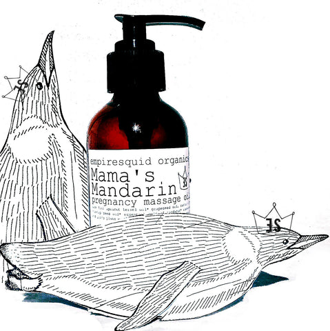 Mama's Mandarin Massage Oil - EmpireSquid Organics