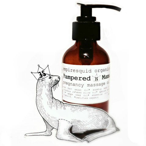 Pampered Mama Massage Oil - EmpireSquid Organics